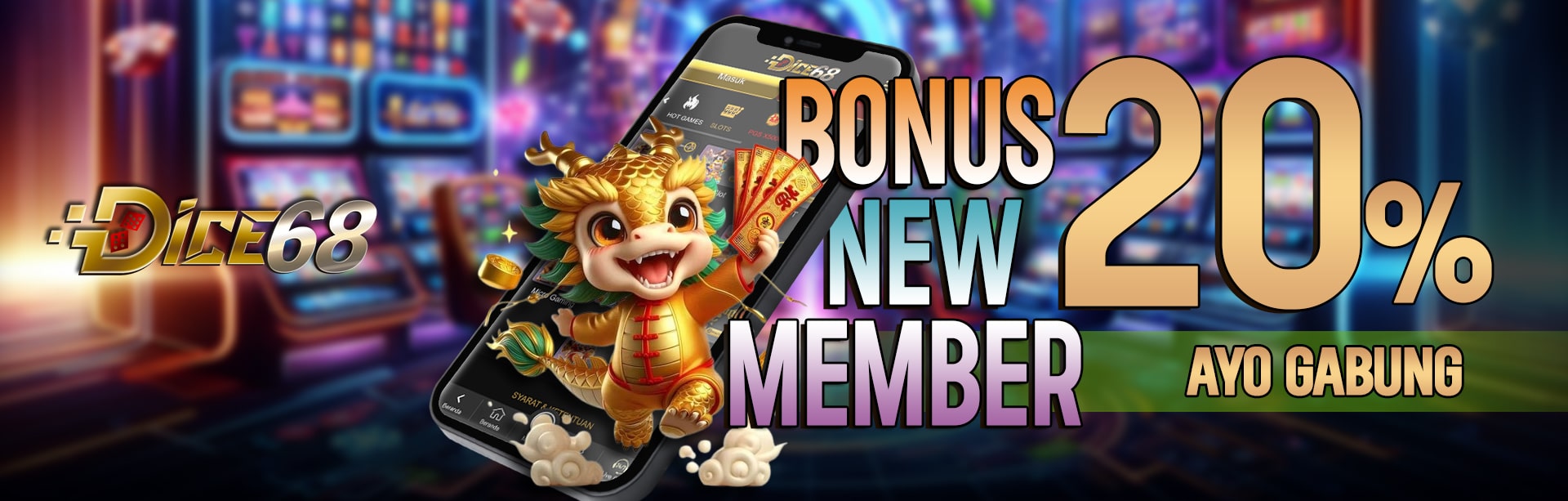 BONUS NEW MEMBER 20%